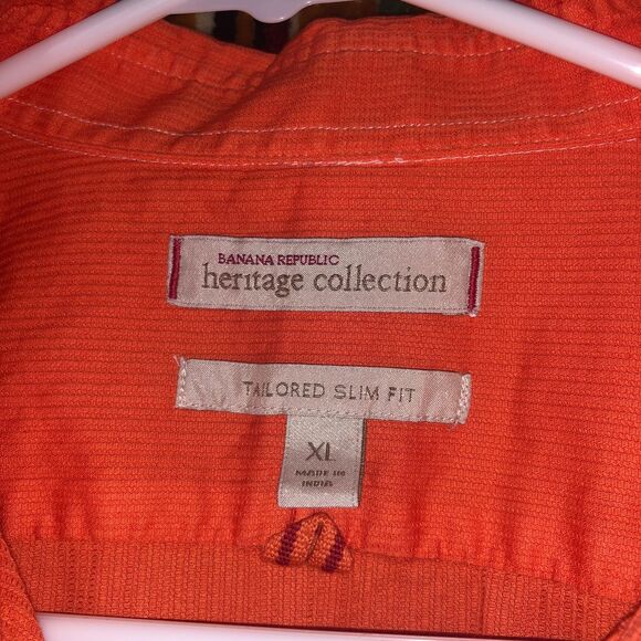 Women's Banana Republic Heritage Collection 100% Cotton Button Down Shirt XL - Picture 7 of 8